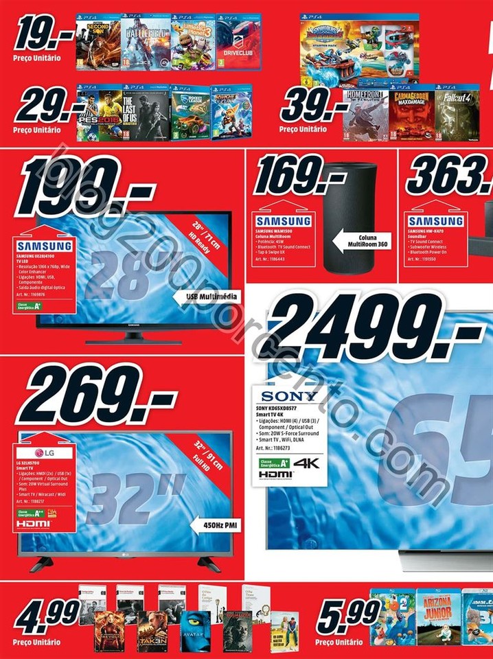Antevisão Folheto MEDIA MARKT Promoções de 28 j