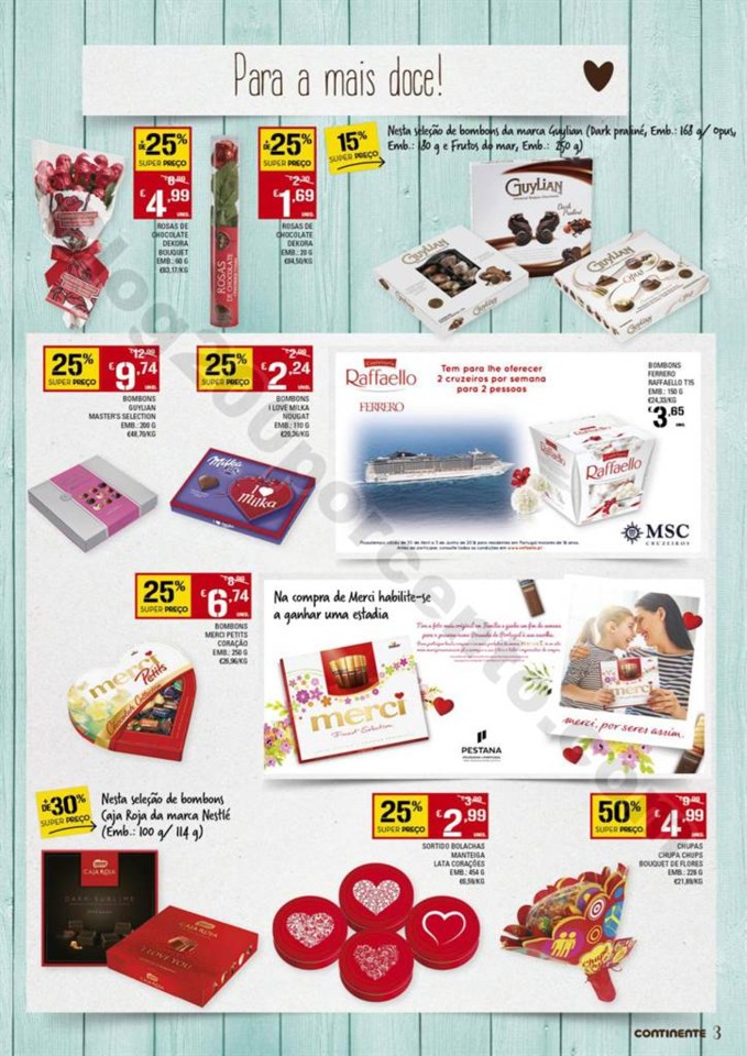 Antevisão Folheto CONTINENTE Especial dia da mãe