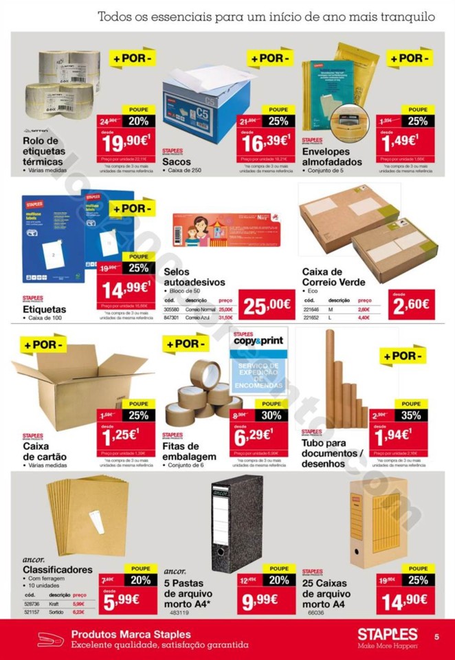 Antevisão Folheto STAPLES Promoções de 2 a 16 j