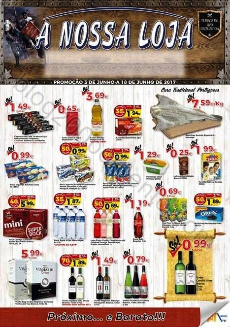 Antevisão Folheto A NOSSA LOJA Promoções de 3 a