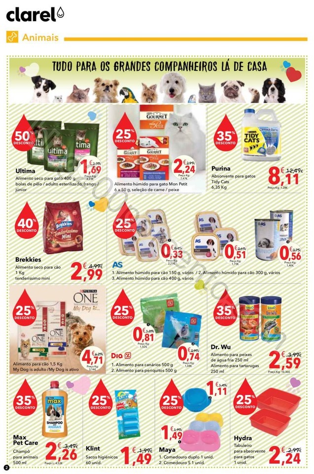 Antevisão Folheto CLAREL promoções de 15 a 28 s