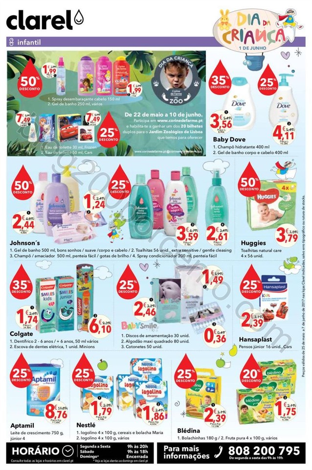 Antevisão Folheto CLAREL Promoções de 25 maio a