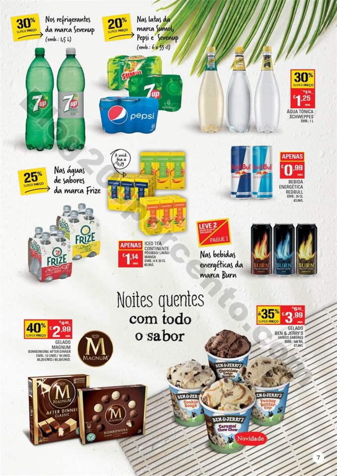 Antevisão Folheto CONTINENTE Bebidas e Gelados 26