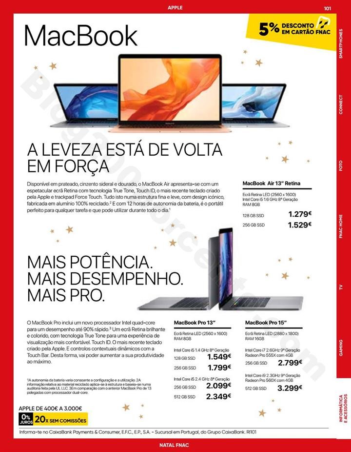 Antevisão Folheto FNAC Natal Tecnologia Promoçõ