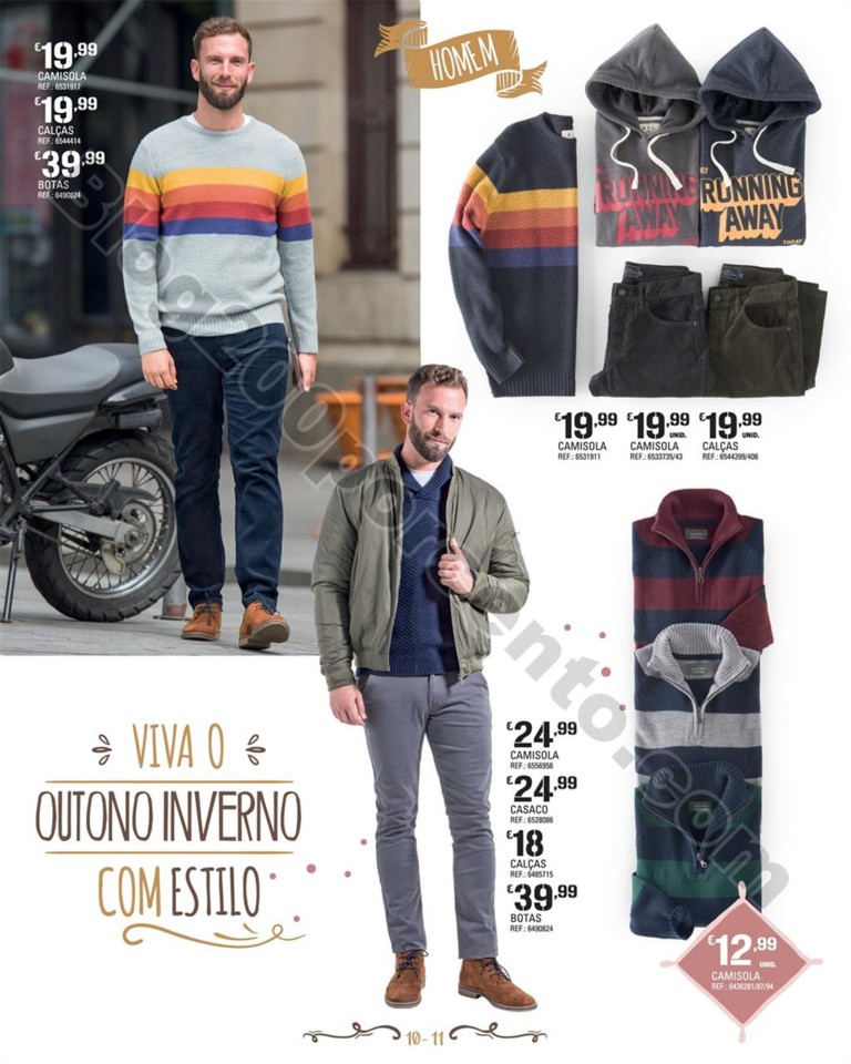 Antevisão folheto CONTINENTE Moda outono - invern