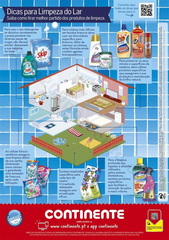 Antevisão Folheto CONTINENTE Limpeza Promoções 