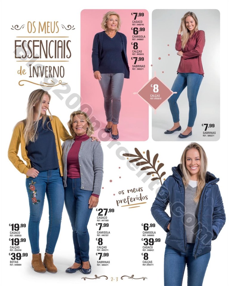 Antevisão folheto CONTINENTE Moda outono - invern