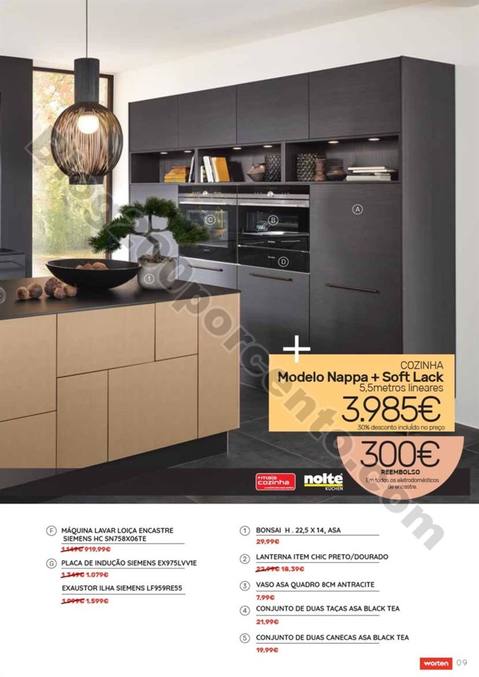 Antevisão Folheto WORTEN cozinhas promoções de 