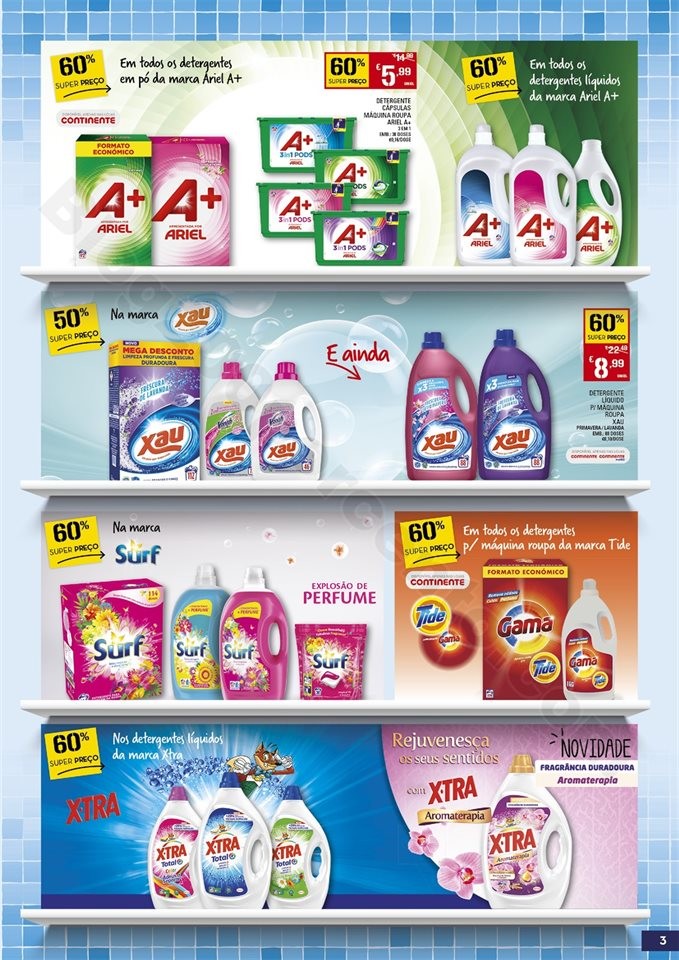 Antevisão Folheto CONTINENTE Limpeza Promoções 