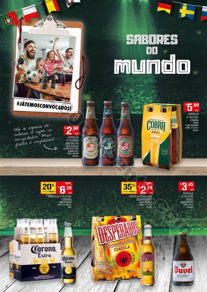 Antevisão Folheto CONTINENTE Cervejas e mariscos 