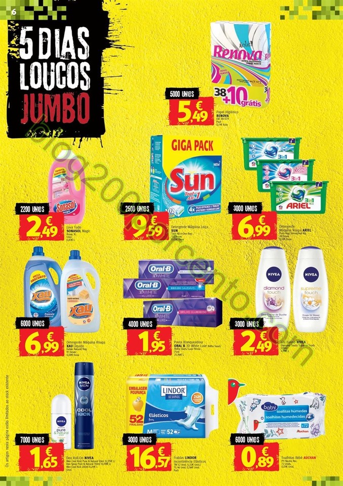 Antevisão Folheto JUMBO 5 dias Loucos de 27 a 31 