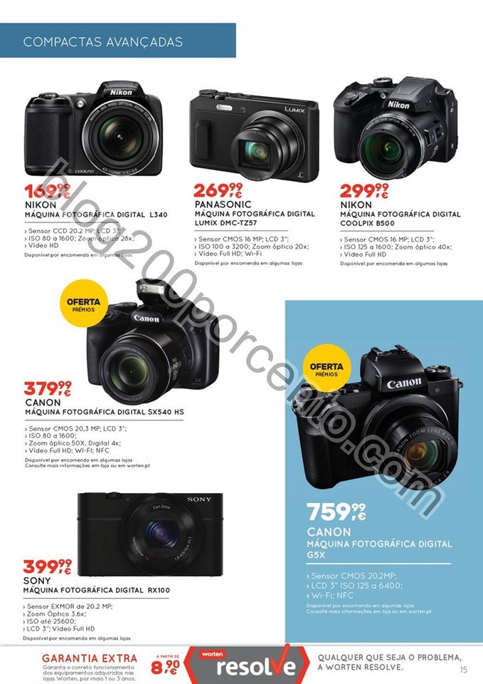 Novo Folheto WORTEN Especial fotografia até 17 ag