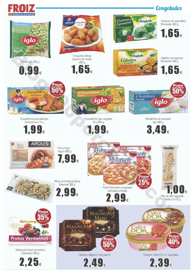 Antevisão Folheto FROIZ Promoções de 26 abril a