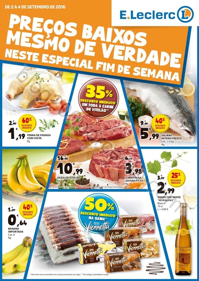 Antevisão Folheto E-LECLERC Fim de semana de 2 a 