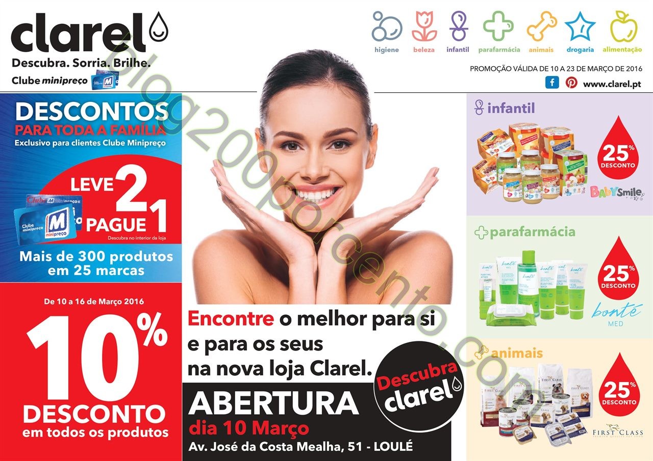 Antevisão Folheto CLAREL Aberturas promoções de