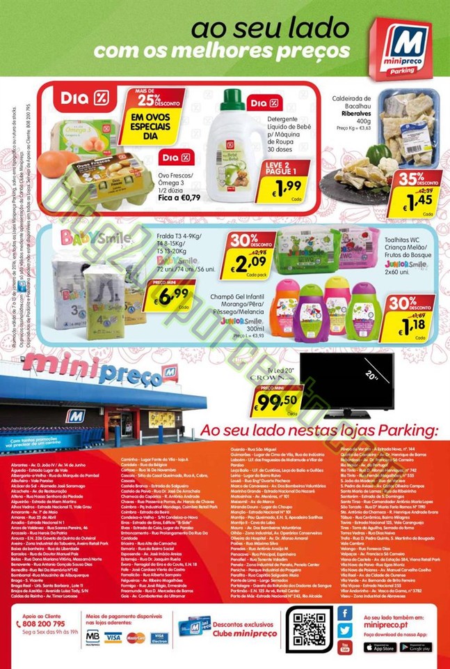 Antevisão Folheto MINIPREÇO Parking Promoções 