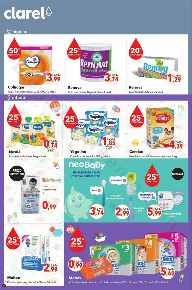 Antevisão Folheto CLAREL Promoções de 7 a 20 ma