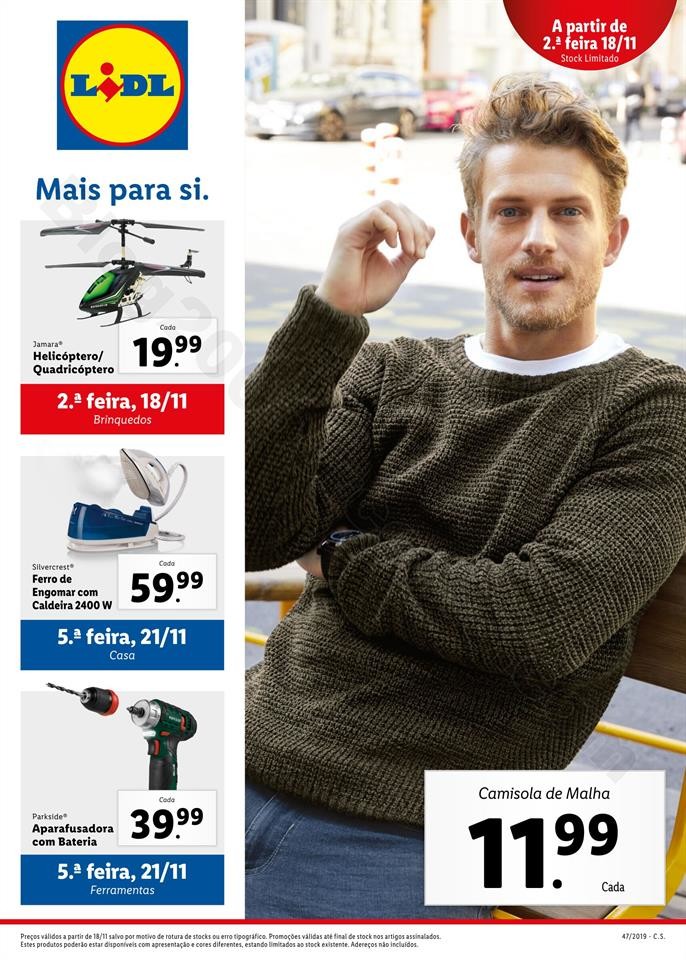 Antevisão Folheto LIDL Promoções de 18 a 24 nov