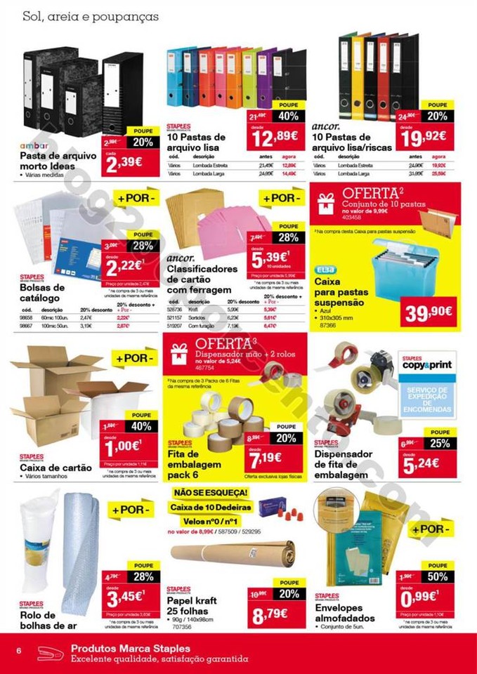 Antevisão Folheto STAPLES Promoções de 3 a 11 j