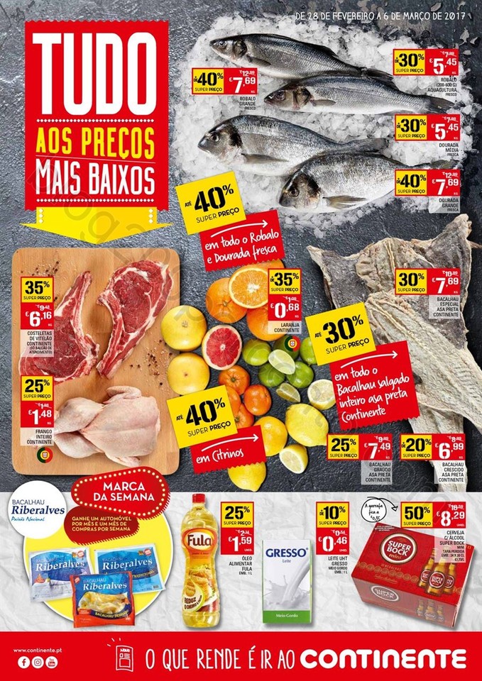 Antevisão Folheto CONTINENTE Promoções de 28 fe
