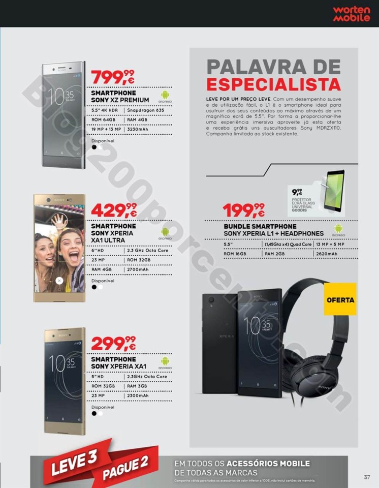 Antevisão Folheto WORTEN Mobile Promoções 25 ja