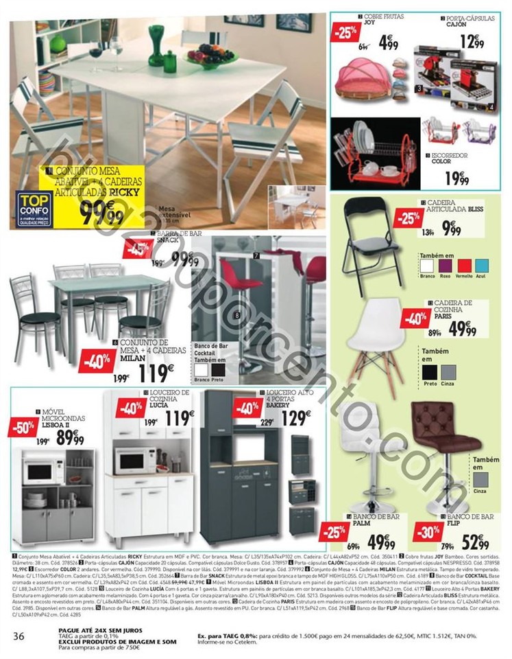 Antevisão Folheto CONFORAMA Promoções de 28 jul