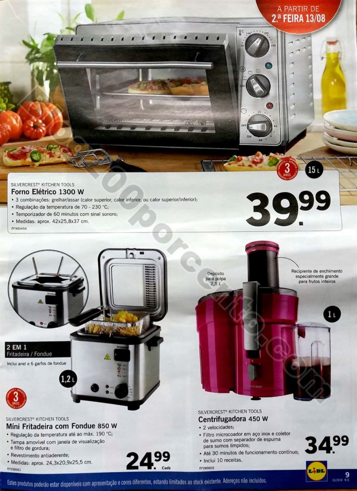 antevisao folheto lidl bazar promocoes 13 e 16 ago