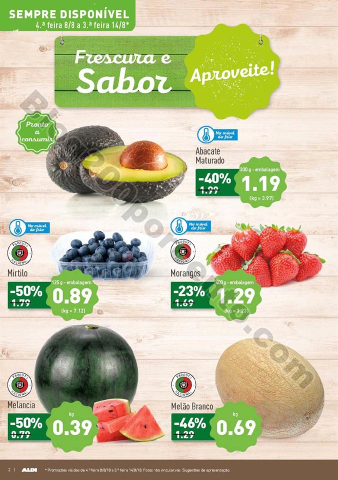 Antevisão Folheto ALDI Promoções a partir de 8 