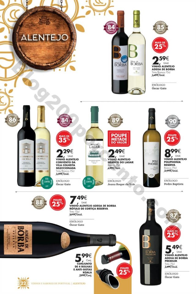 Antevisão Folheto PINGO DOCE Vinhos e Sabores Pro