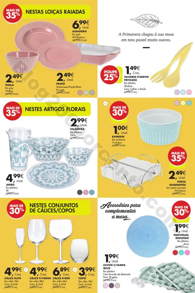 Antevisão Folheto PINGO DOCE Bazar Primavera 19 a