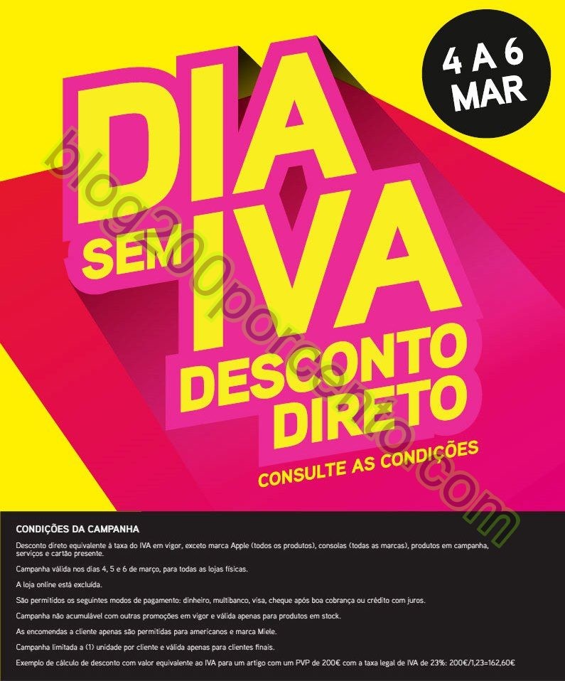 Antevisão Dias sem Iva RADIO POPULAR de 4 e 6 mar