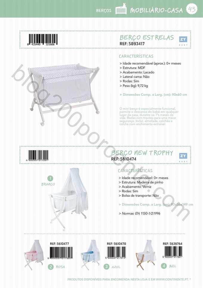 Catálogo técnico puericultura CONTINENTE Promoç