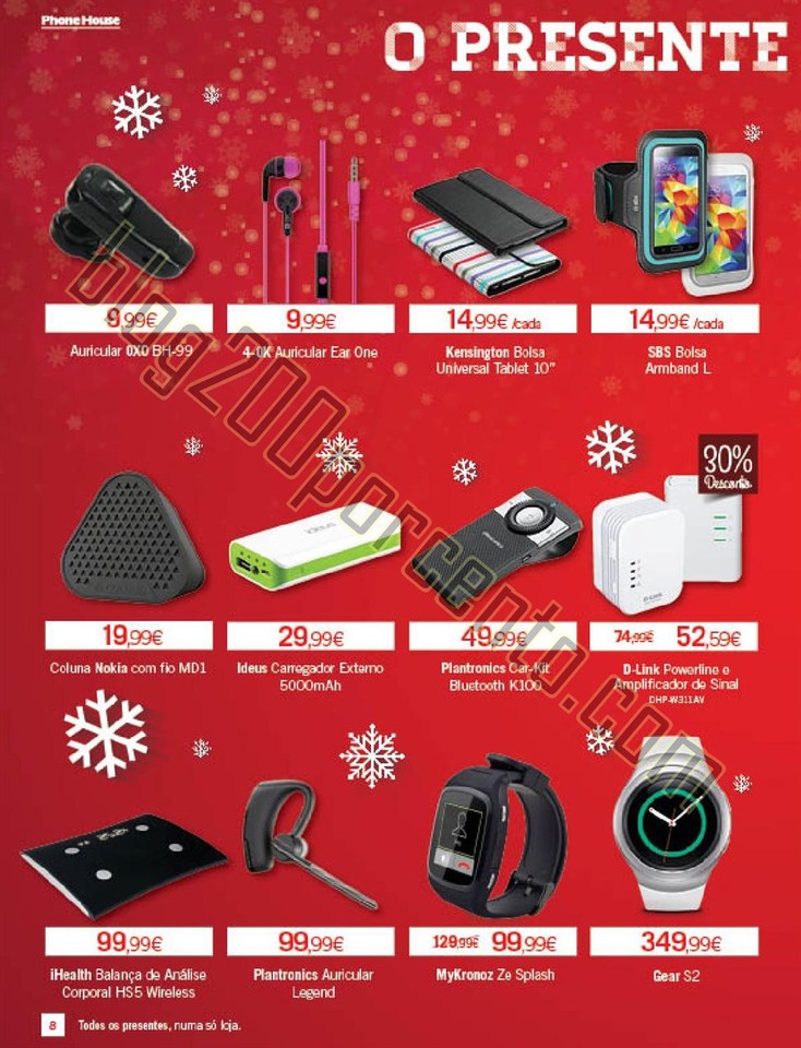 Novo Folheto PHONE HOUSE Natal promoções de 30 n