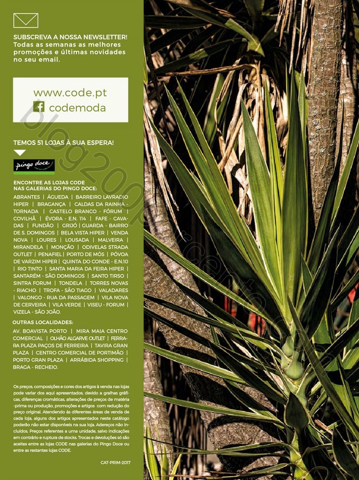 Antevisão Folheto PINGO DOCE - CODE Primavera 201