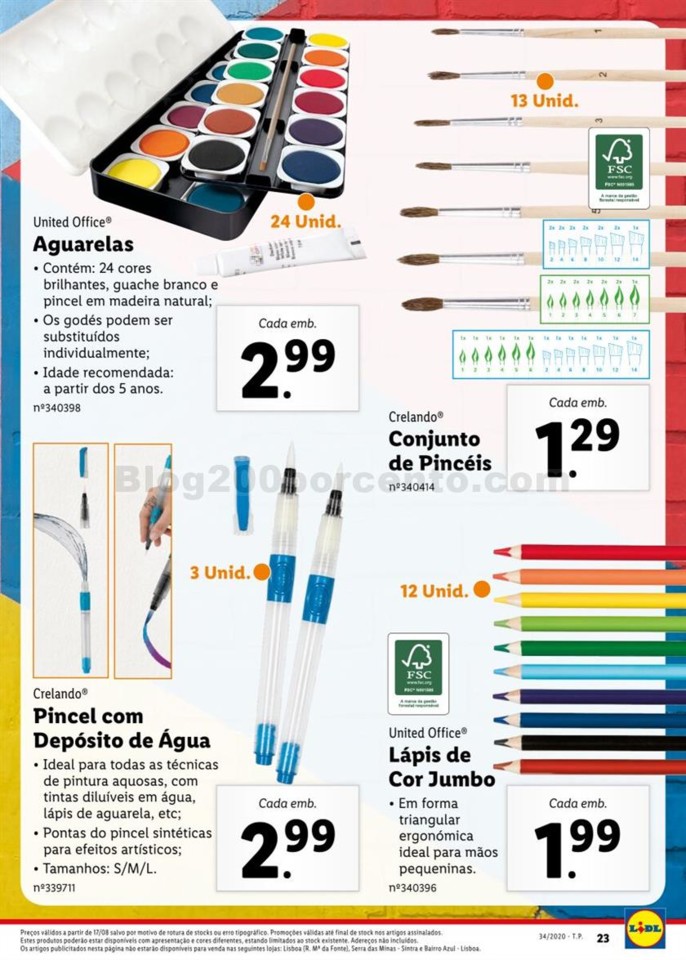 Antevisão Folheto LIDL Regresso às Aulas Promoç