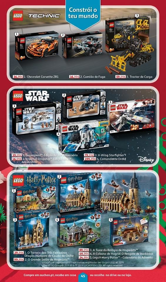 Folheto Brinquedos Natal AUCHAN Promoções de 8 n