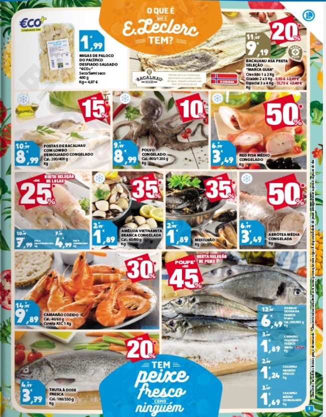 Antevisão Folheto E-LECLERC Promoções de 7 a 13
