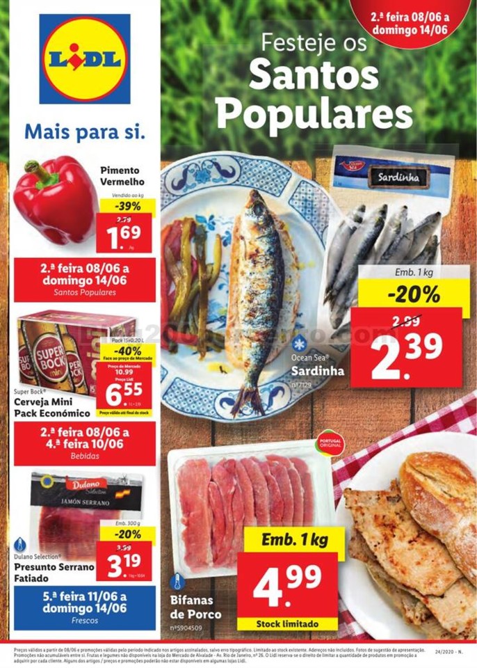 Antevisão Folheto LIDL Promoções de 8 a 14 junh