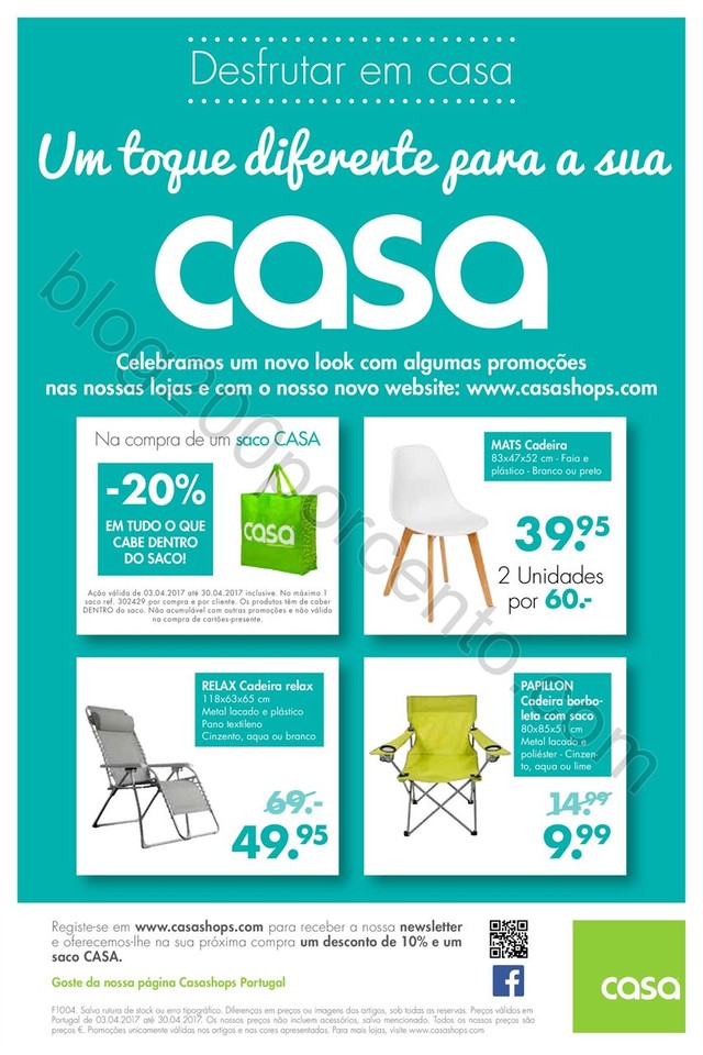 Antevisão Folheto CASA Promoções de 3 a 30 abri