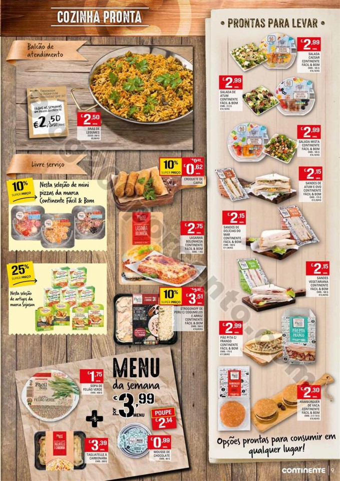 Antevisão Folheto CONTINENTE Promoções de 5 a 1