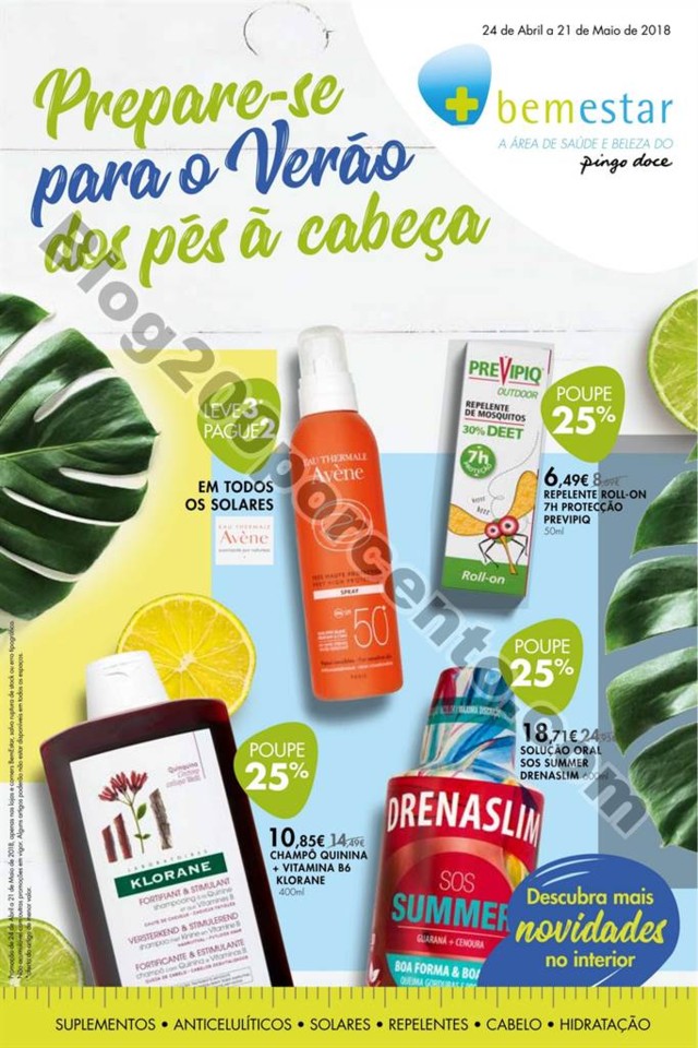 Antevisão Folheto PINGO DOCE - BEMESTAR Promoçõ