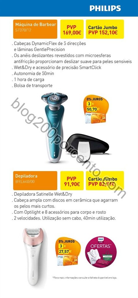 Antevisão Folheto Extra JUMBO Philips promoções