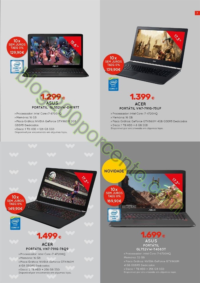 Novo Folheto WORTEN promoções de 16 março a 5 a