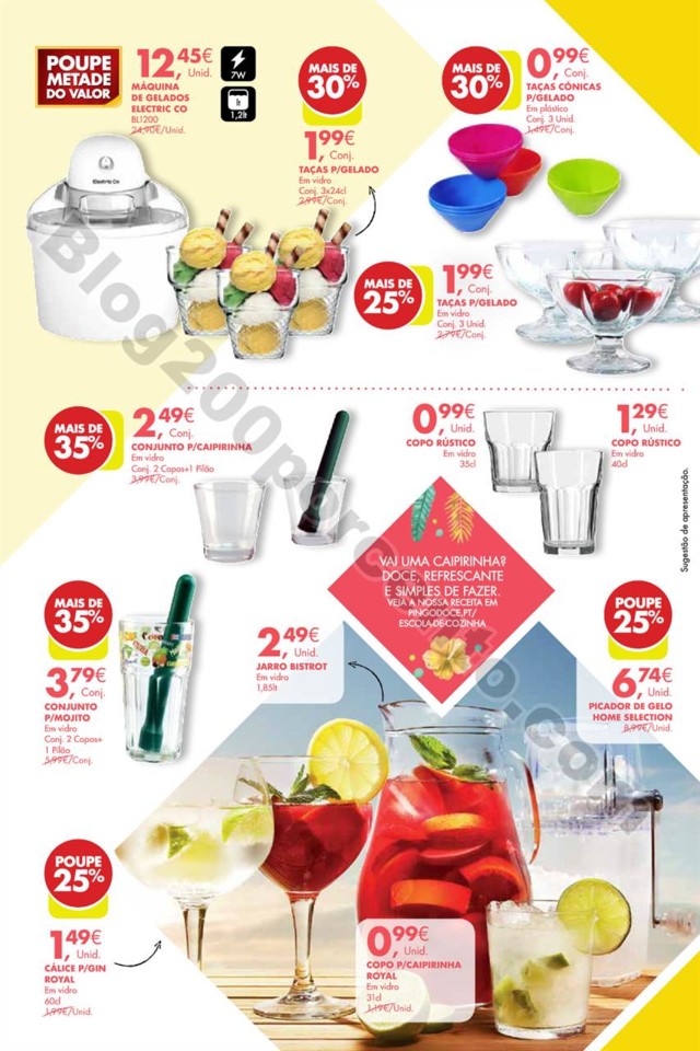 Antevisão Folheto PINGO DOCE Bazar verão promoç