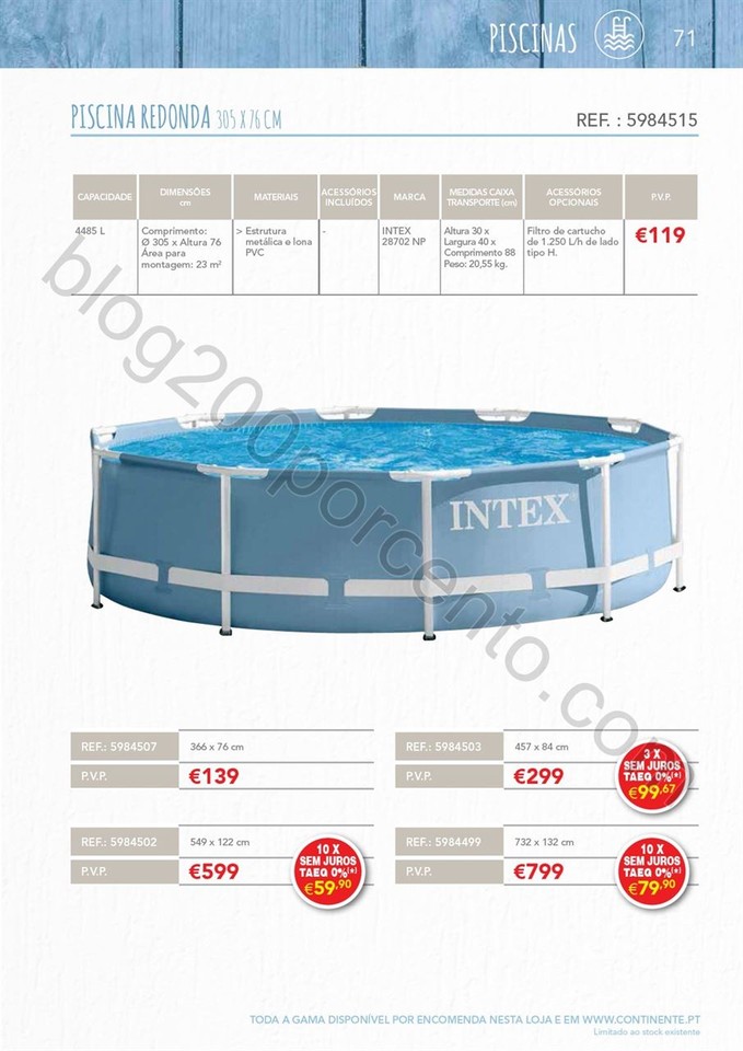 Novo Folheto CONTINENTE Ar Livre até 15 agosto p7