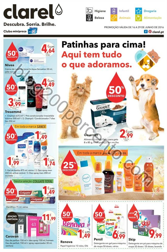 Antevisão Folheto CLAREL Promoções de 16 a 29 j