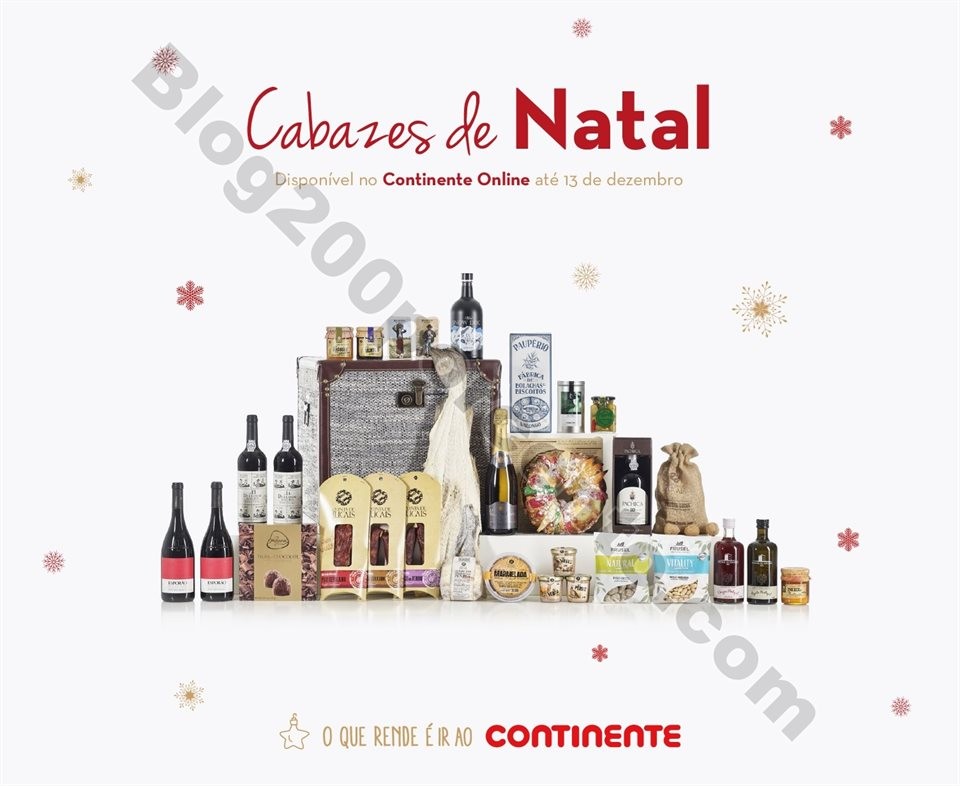 Antevisão Folheto CONTINENTE Cabazes de Natal 201