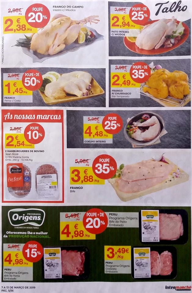 antevisao folheto intermarche promocoes de 7 a 13 