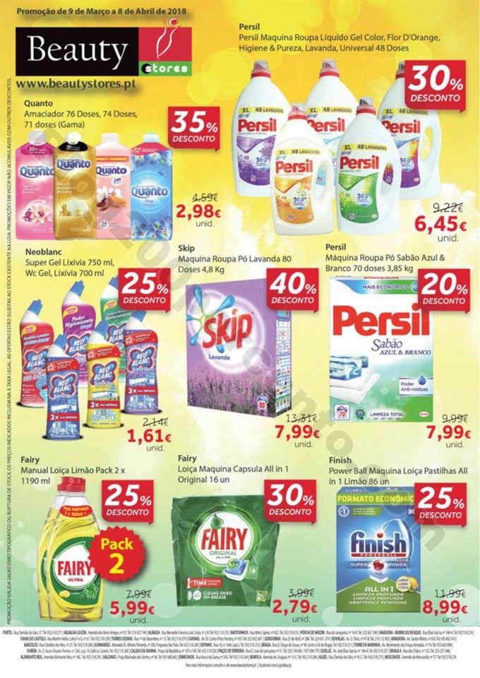 Antevisão Folheto BEAUTY STORES Promoções de 9 