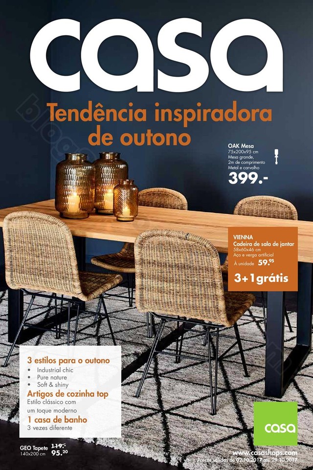 Antevisão Folheto CASA Outono Promoções de 2 a 